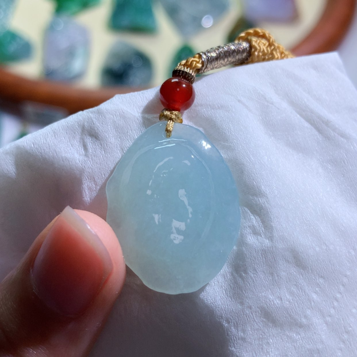 【闪购商品】翡翠吊坠(不含链)未镶嵌 2886