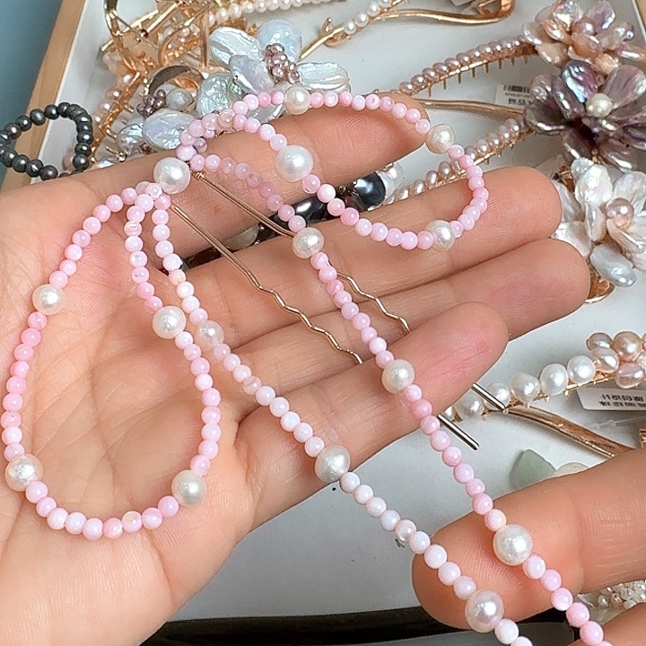 淡水珍珠未镶嵌发饰