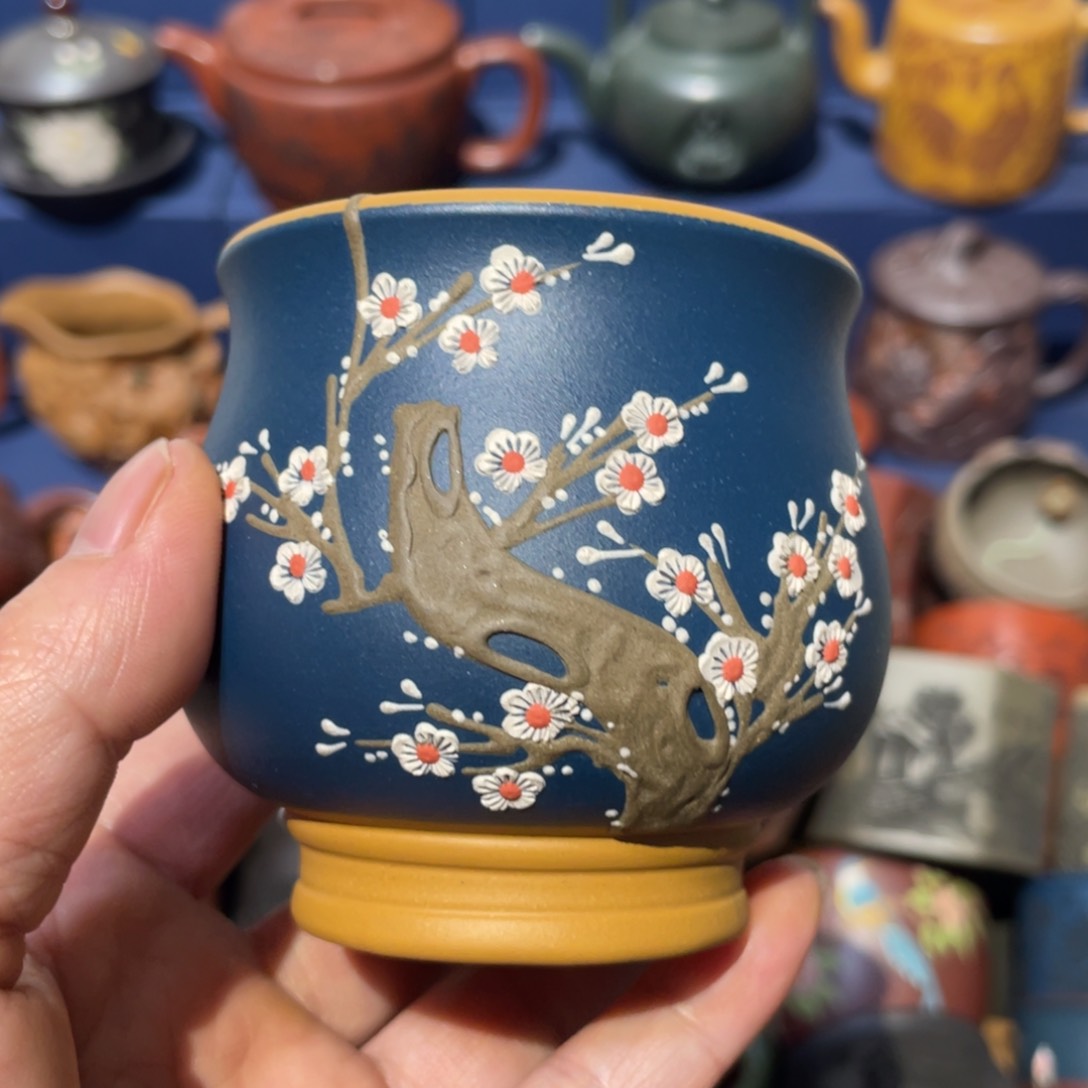 原矿紫砂手工主人杯