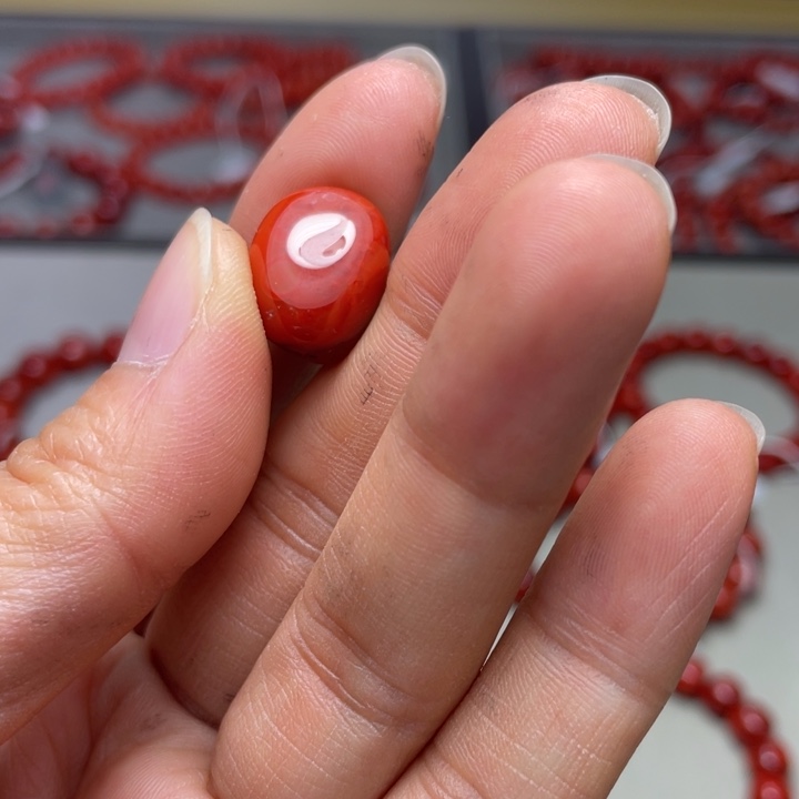 南红玛瑙手串8未镶嵌