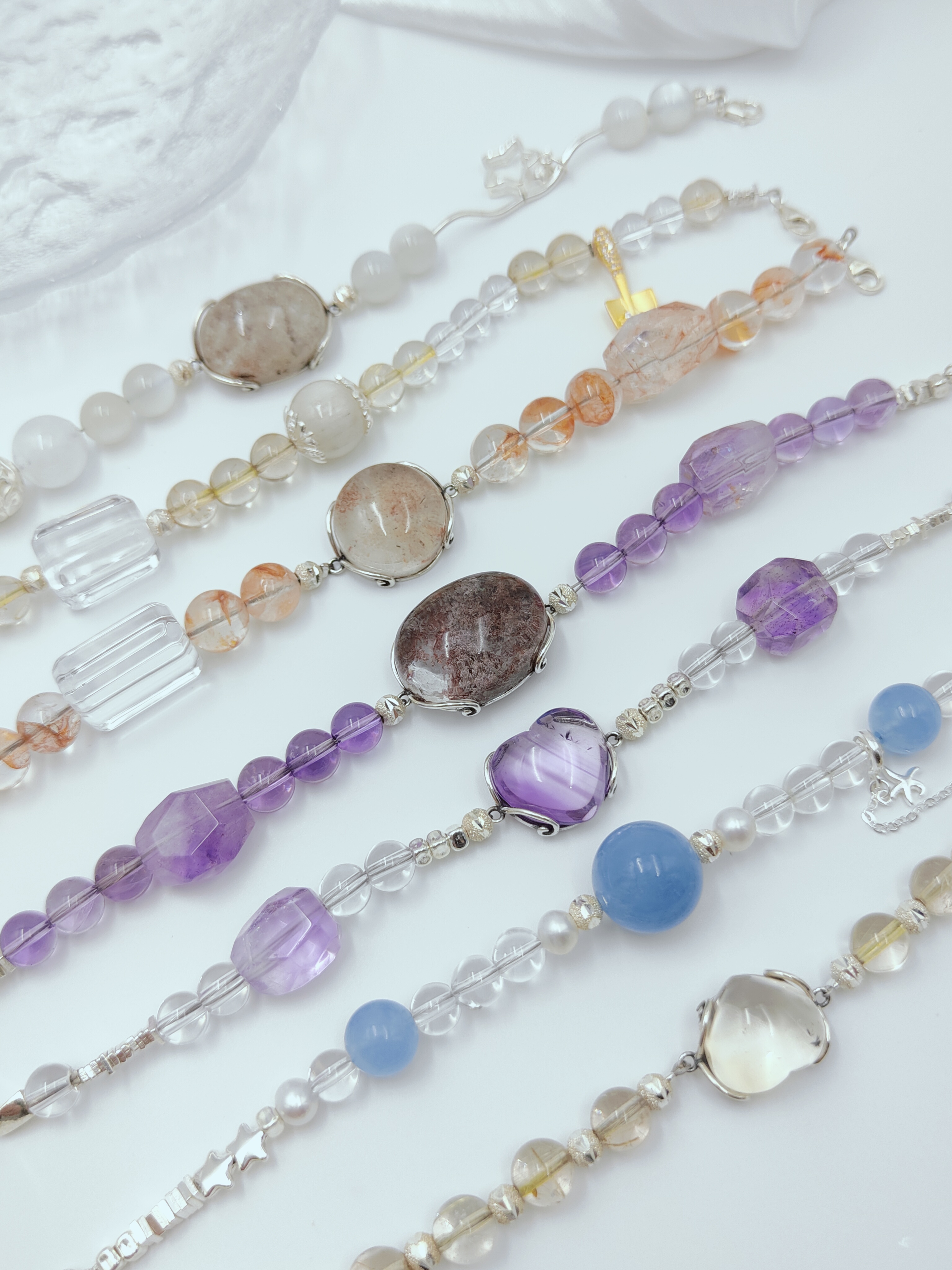 天然水晶手工DIY制 成品发货（拍对应价格）