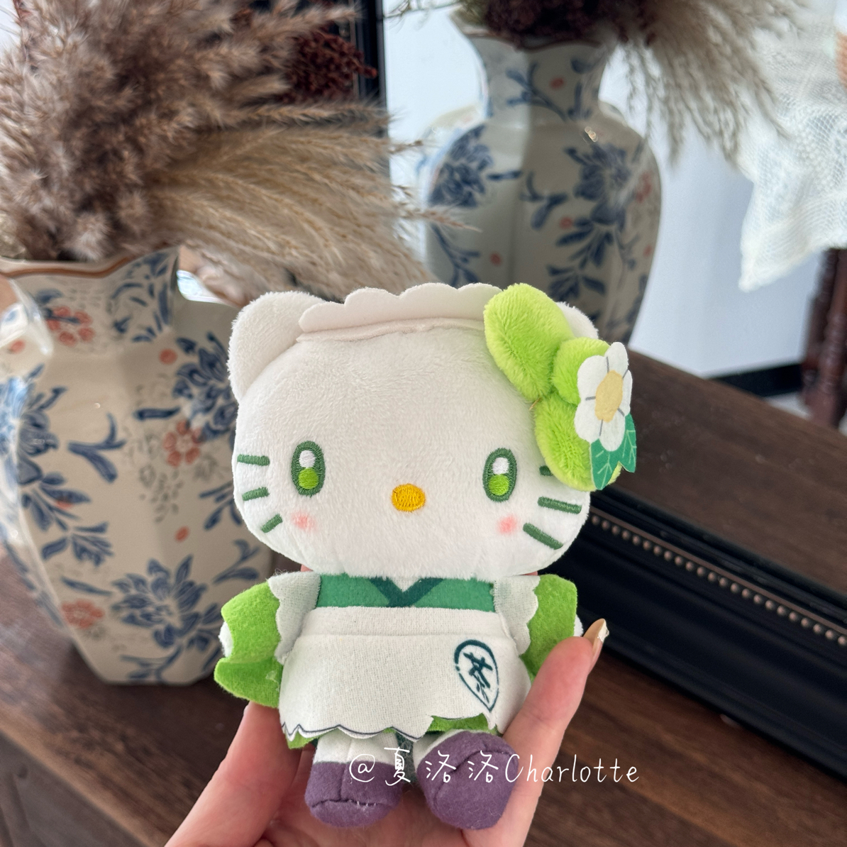抹茶女仆kitty包包挂件可爱日系甜美少女心包挂饰