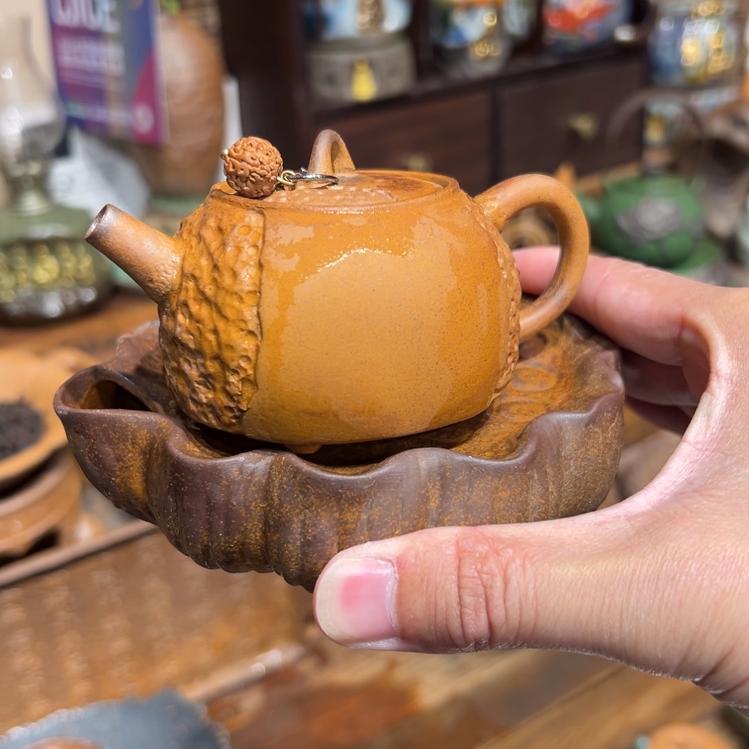 复古风格老陶泥系列茶盘茶具摆件