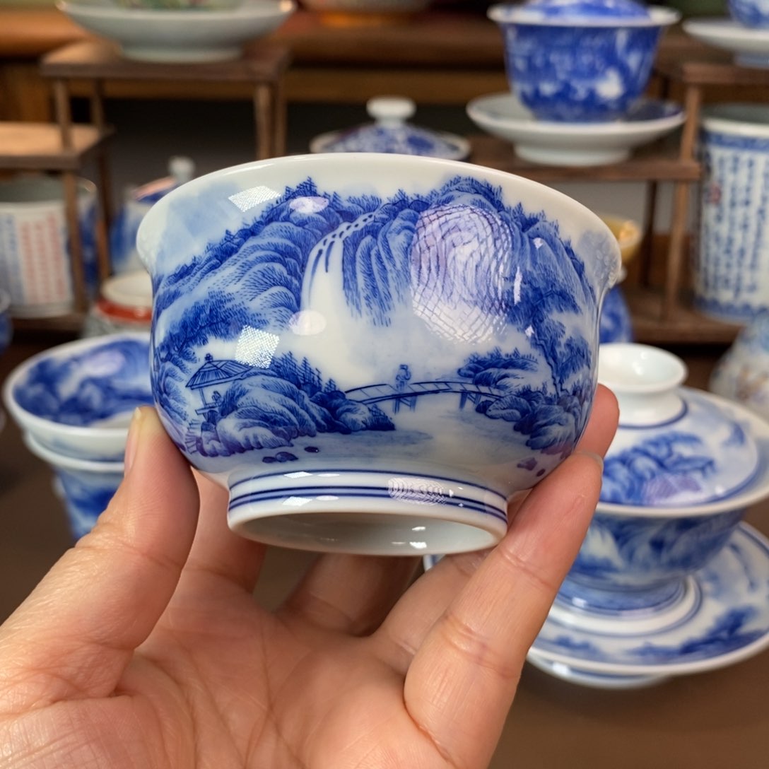 景德镇陶瓷手工手绘