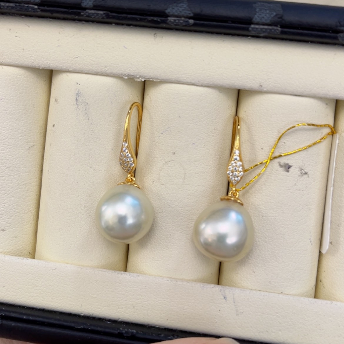 【闪购商品】海水珍珠耳饰未镶嵌澳白