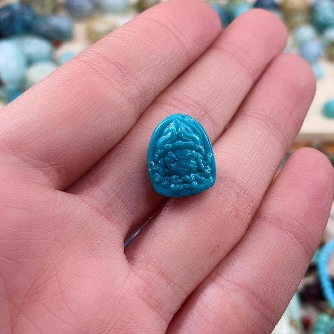 绿松石珠宝奇石未镶嵌