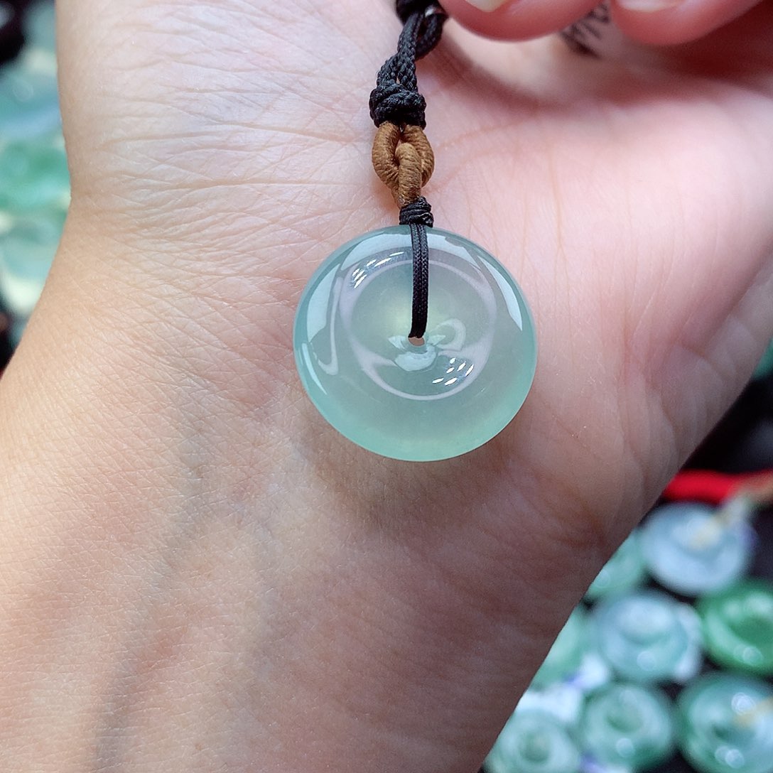 翡翠颈饰未镶嵌70尺寸19.1-5.2