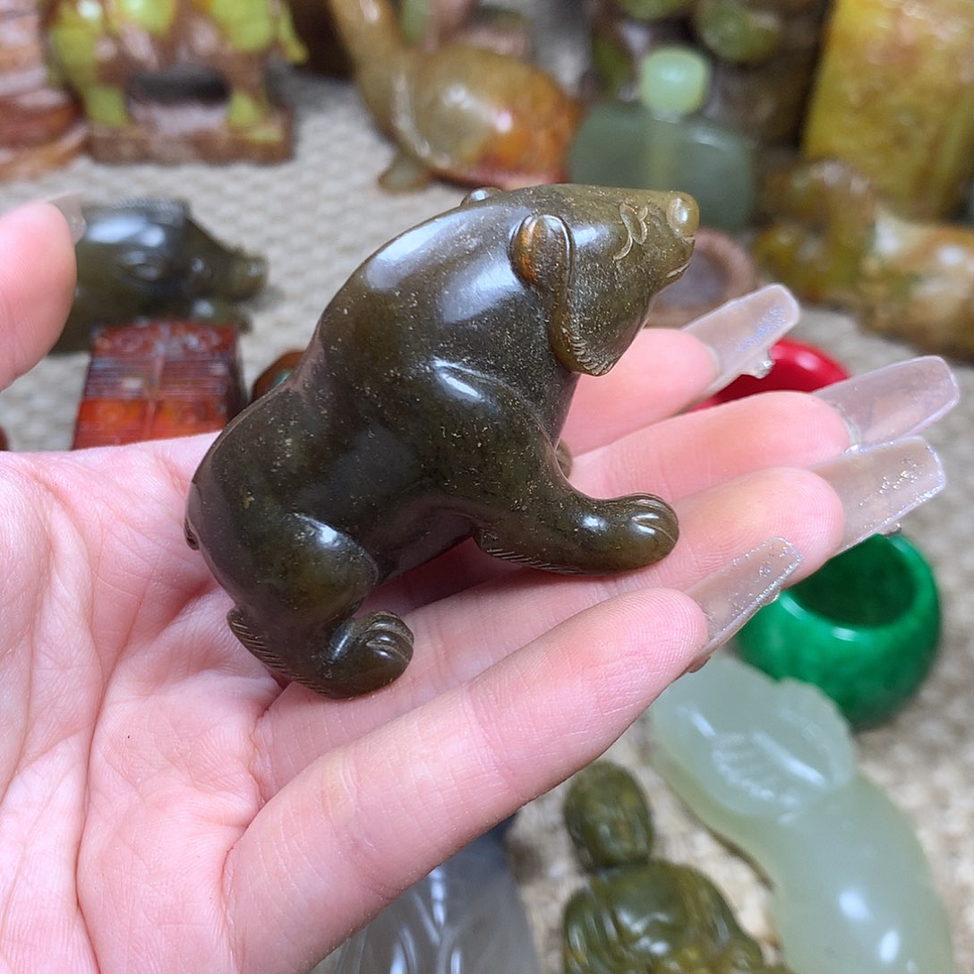 白玉菩提吊坠挂件