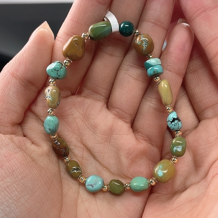 未镶嵌绿松石珠宝奇石