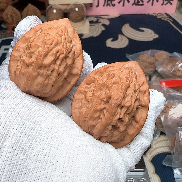 文玩核桃吊坠全品大红袍40尺无药