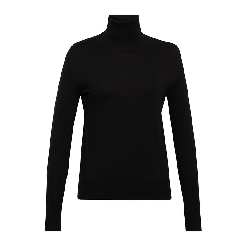 AMASS/阿玛施简约高领长袖针织衫素面百搭秋季打底衫5399471纯色