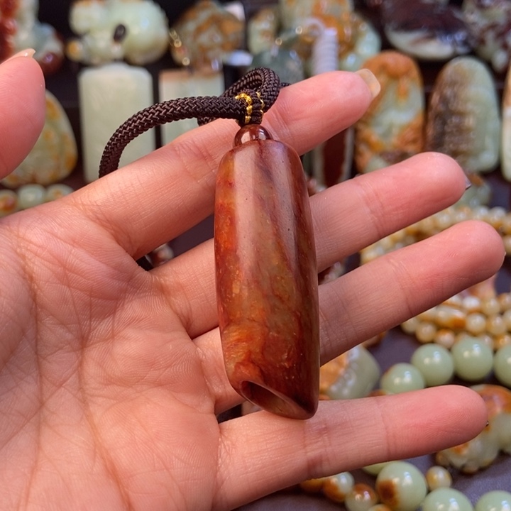 岫岩河磨玉（透闪石质玉）未镶嵌挂件