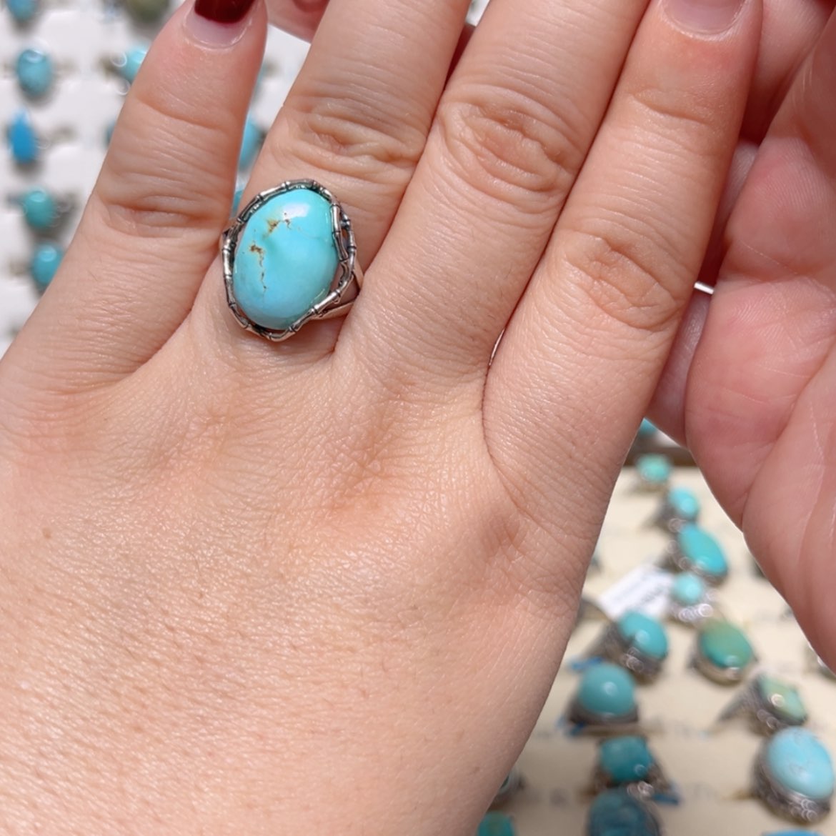 【闪购商品】未镶嵌绿松石珠宝奇石