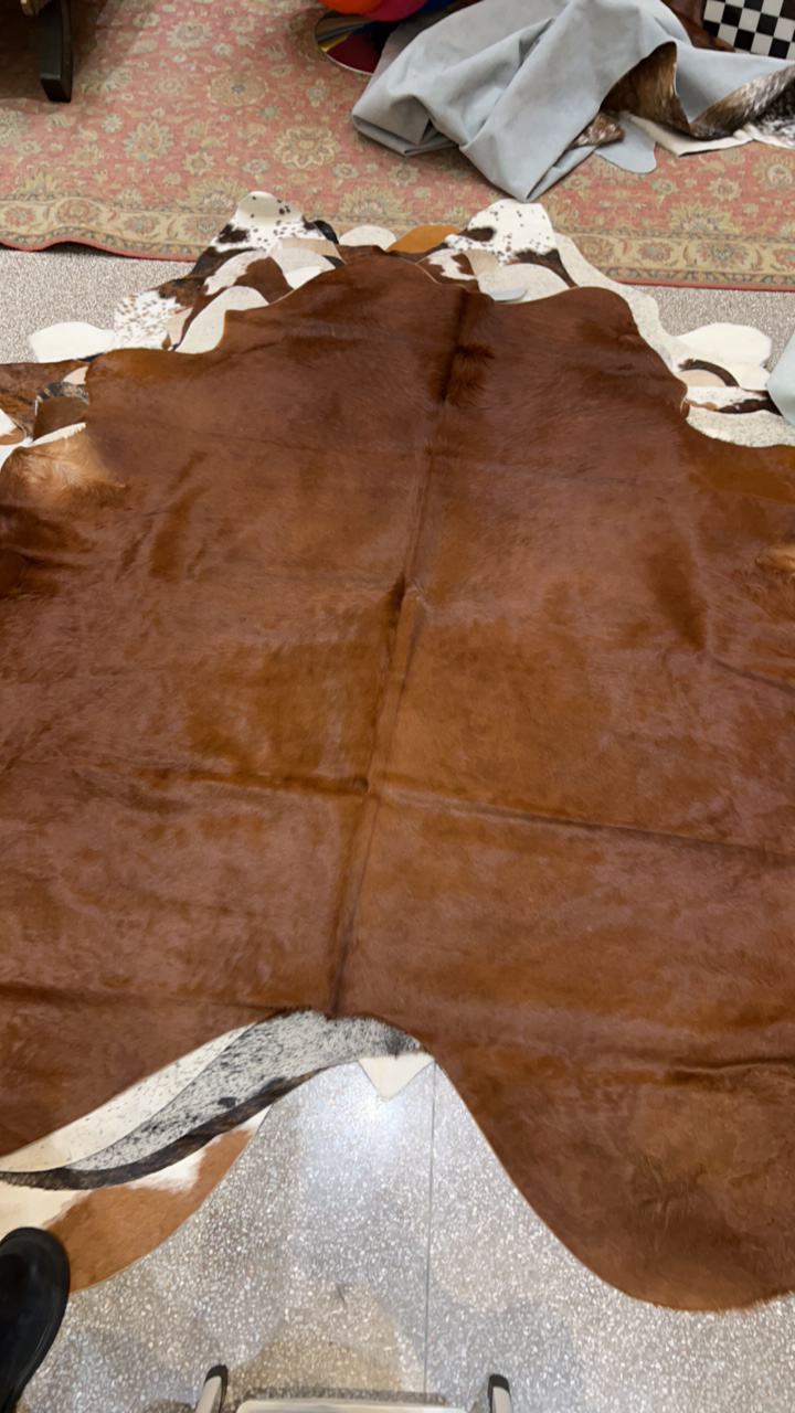 【本尼家】l490 260x240专拍牛皮地毯