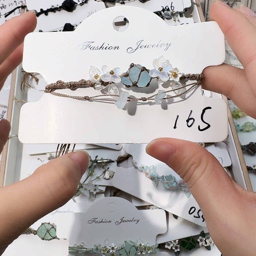 石英石纯铜手绳165