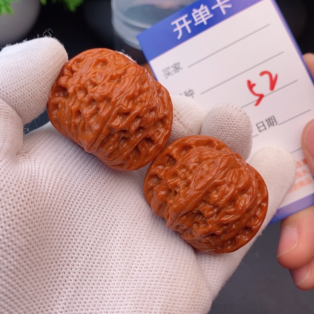 文玩核桃把件39磨盘52