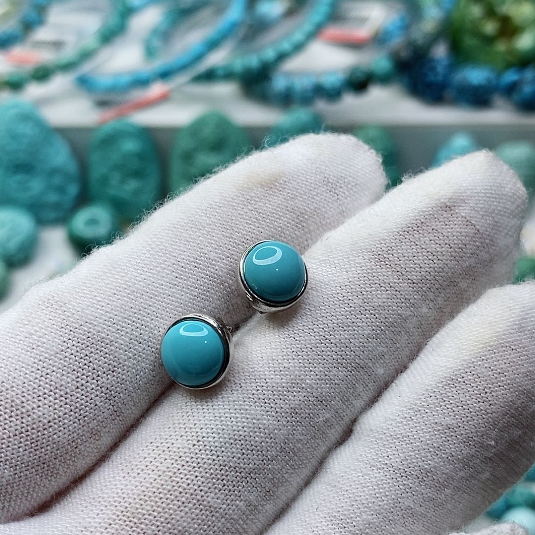 绿松石珠宝奇石未镶嵌