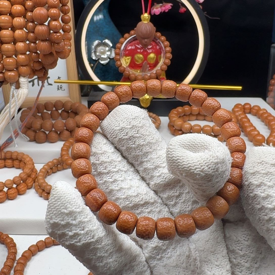 m***x猴头核桃手串猴头橘子皮8.6