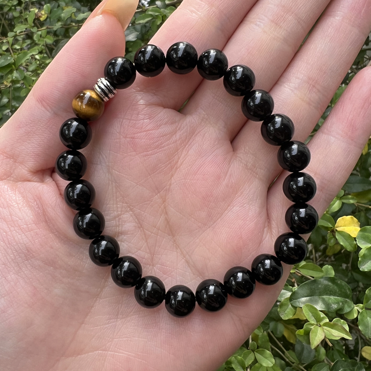 【黑骑士】黑色曜石手串*星宝手作（多样性发货）