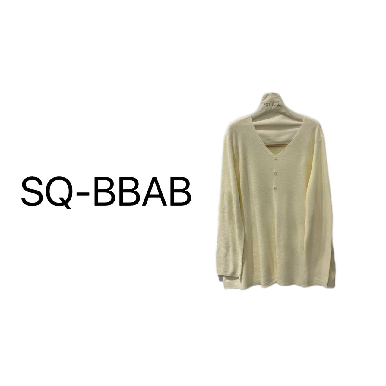 23127大码V领纯色鱼尾毛针织衫打底衫上衣