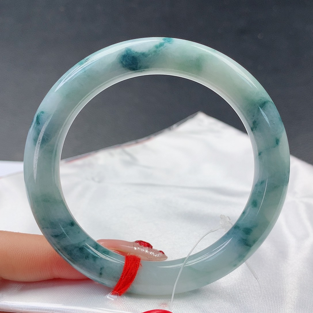 翡翠手镯未镶嵌51圆53.6