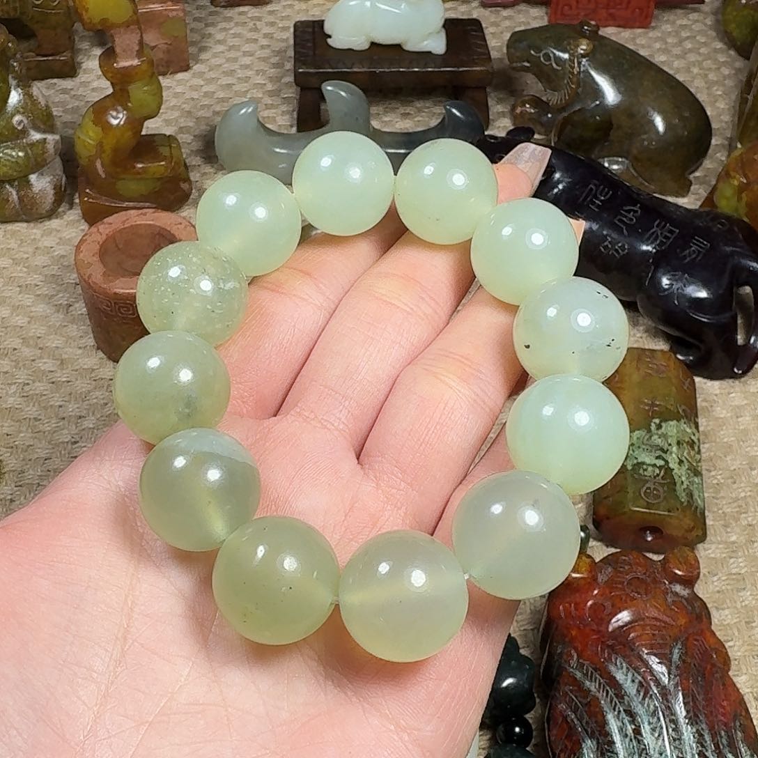 白玉菩提吊坠挂件