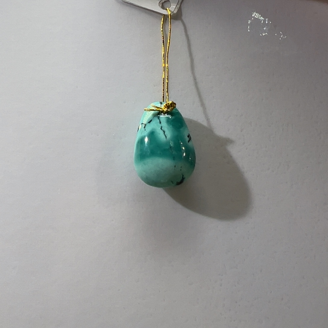 绿松石未镶嵌挂件