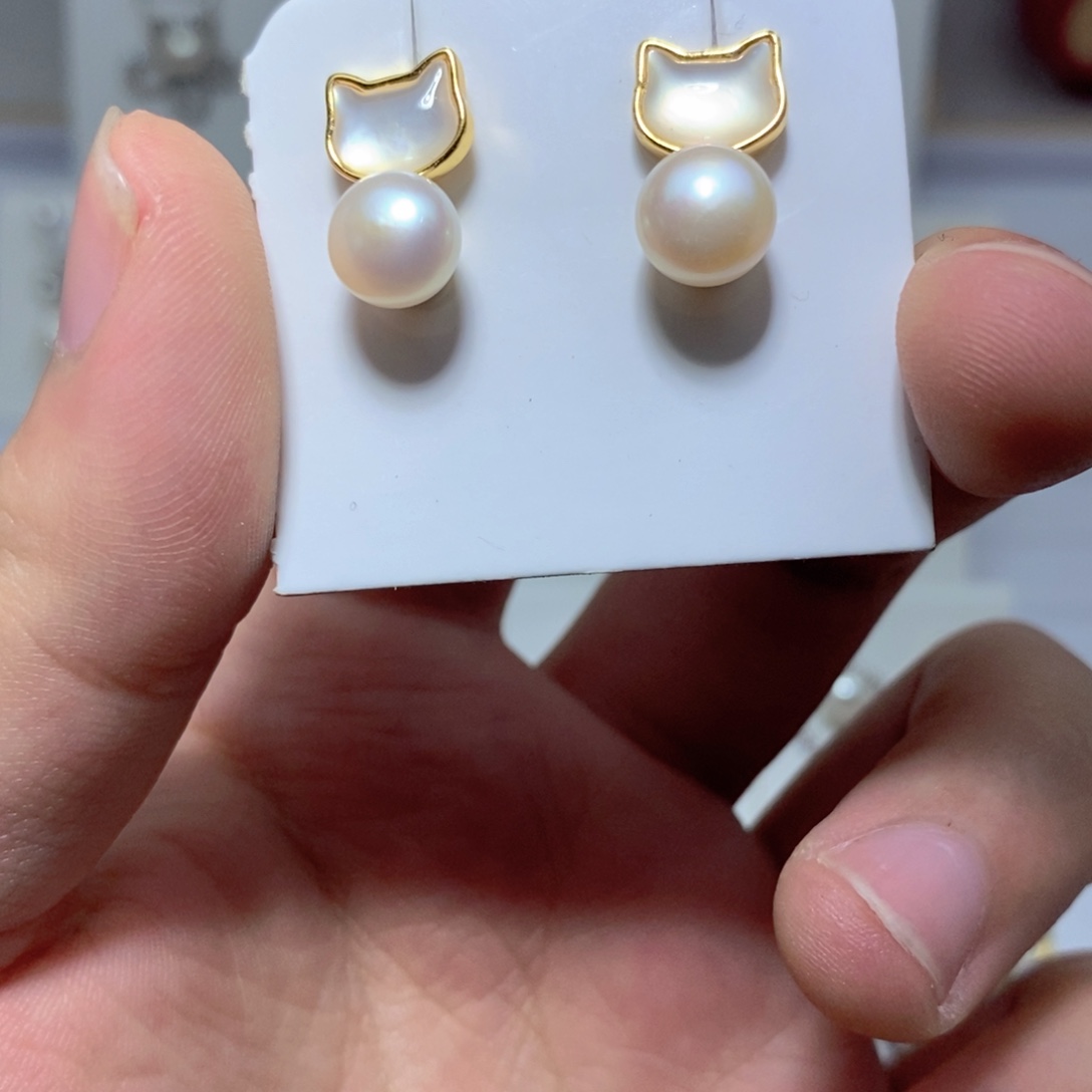 耳饰淡水珍珠未镶嵌