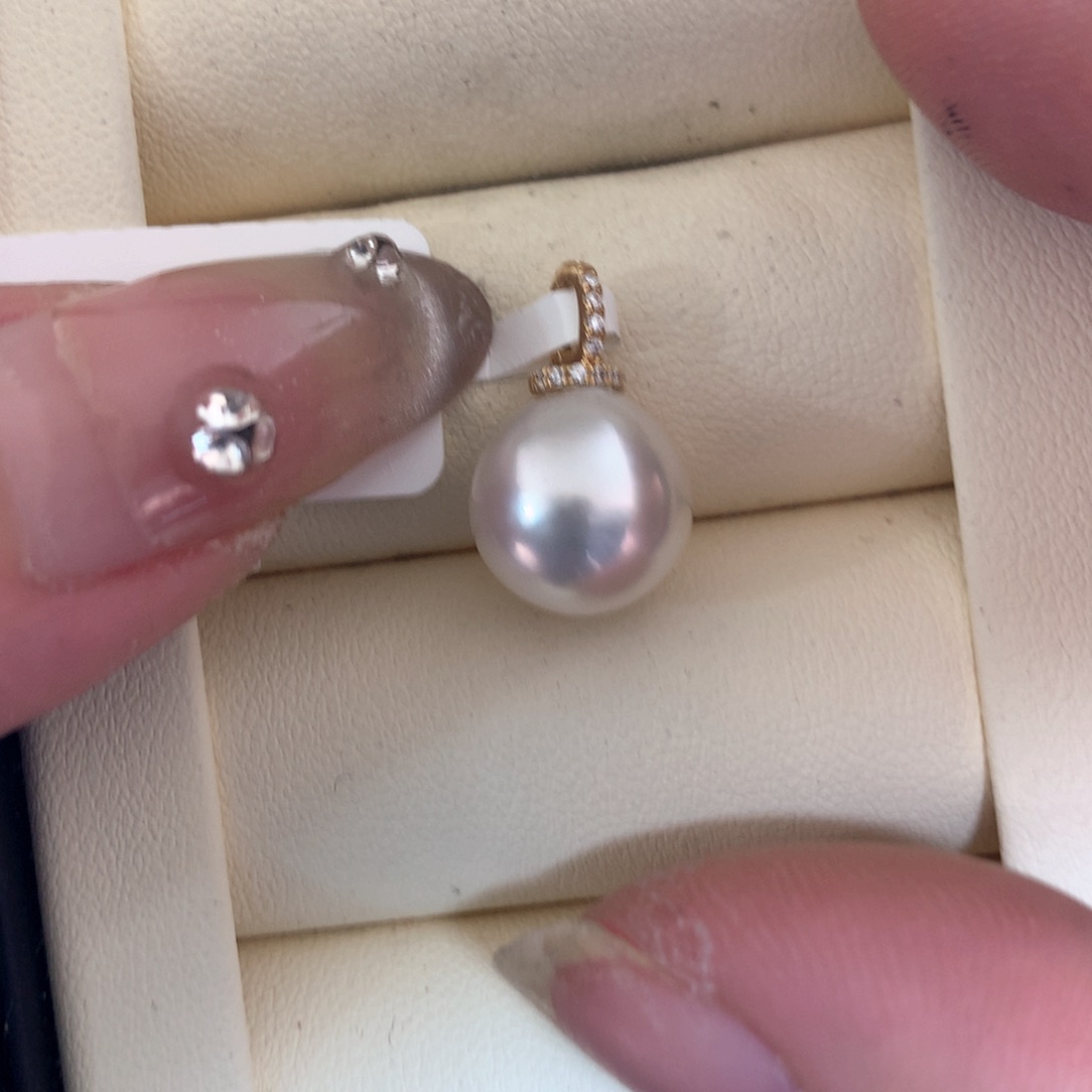 海水珍珠颈饰18K金镶嵌