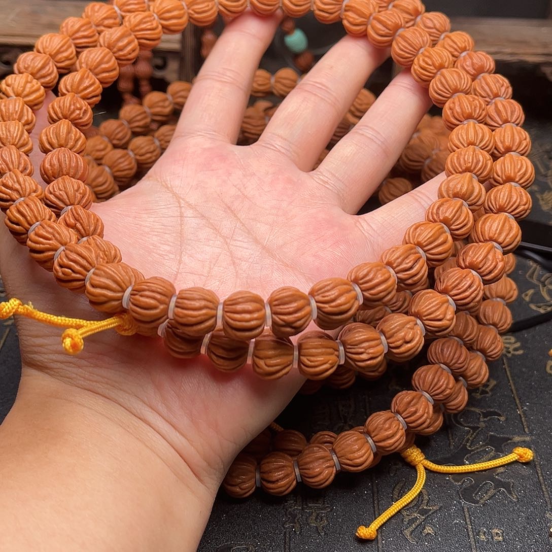 桃核吊坠佛手薄挂