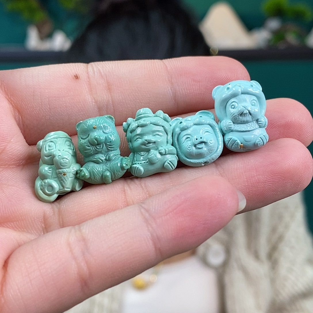 绿松石珠宝奇石未镶嵌