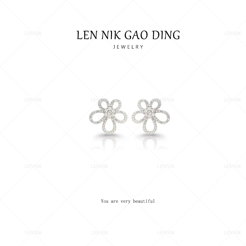lennik/lennik-ZZ经典轻奢时尚太阳花耳钉