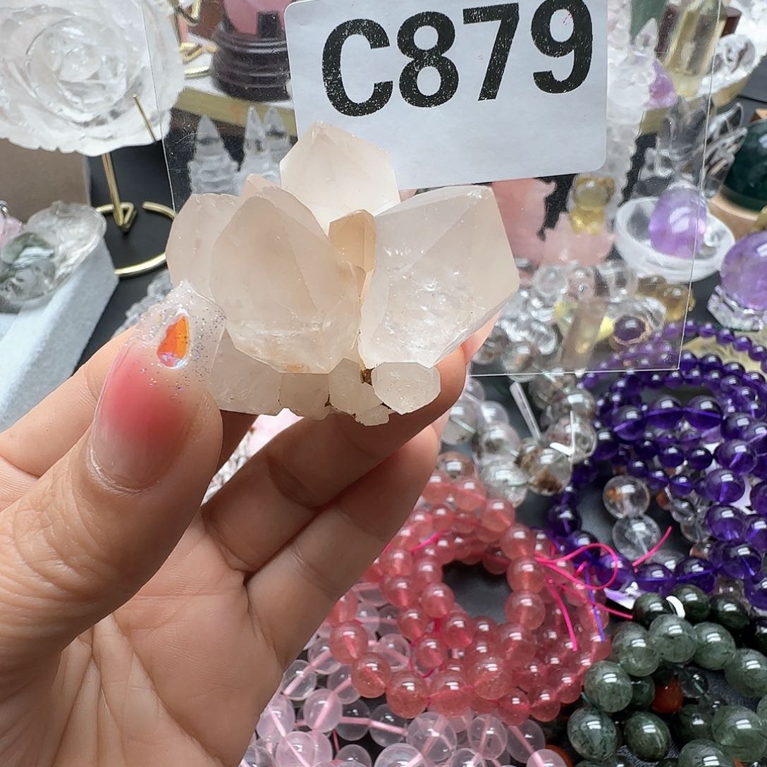 水晶吊坠未镶嵌水晶879
