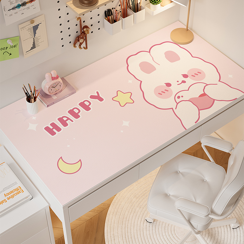 儿童书桌垫子防水防油防烫可擦洗书桌垫卡通写字台桌面保护垫子