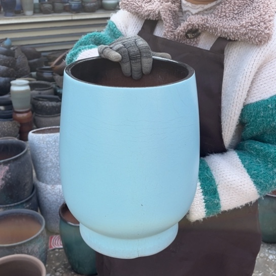 红陶口20高31瑕疵