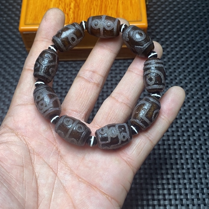 光***h玛瑙/玉髓未镶嵌手链