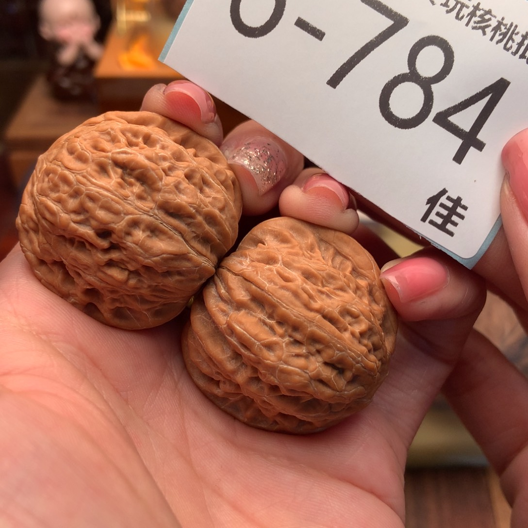 文玩核桃把件35铁锤