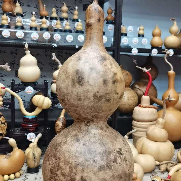 蔚***蓝木葫芦摆件葫芦摆件