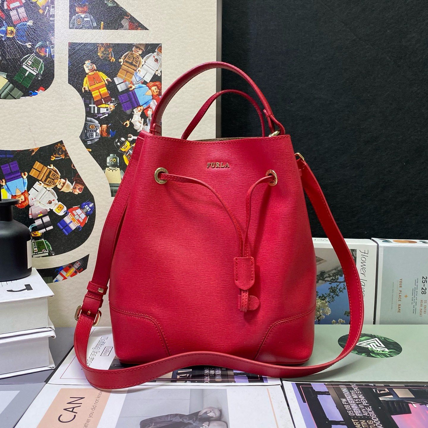 95新 FURLA/芙拉 23334斜挎包20*26