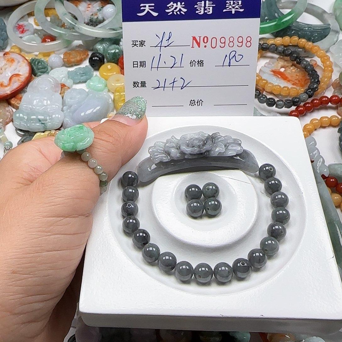 壮***步翡翠未镶嵌颈饰555