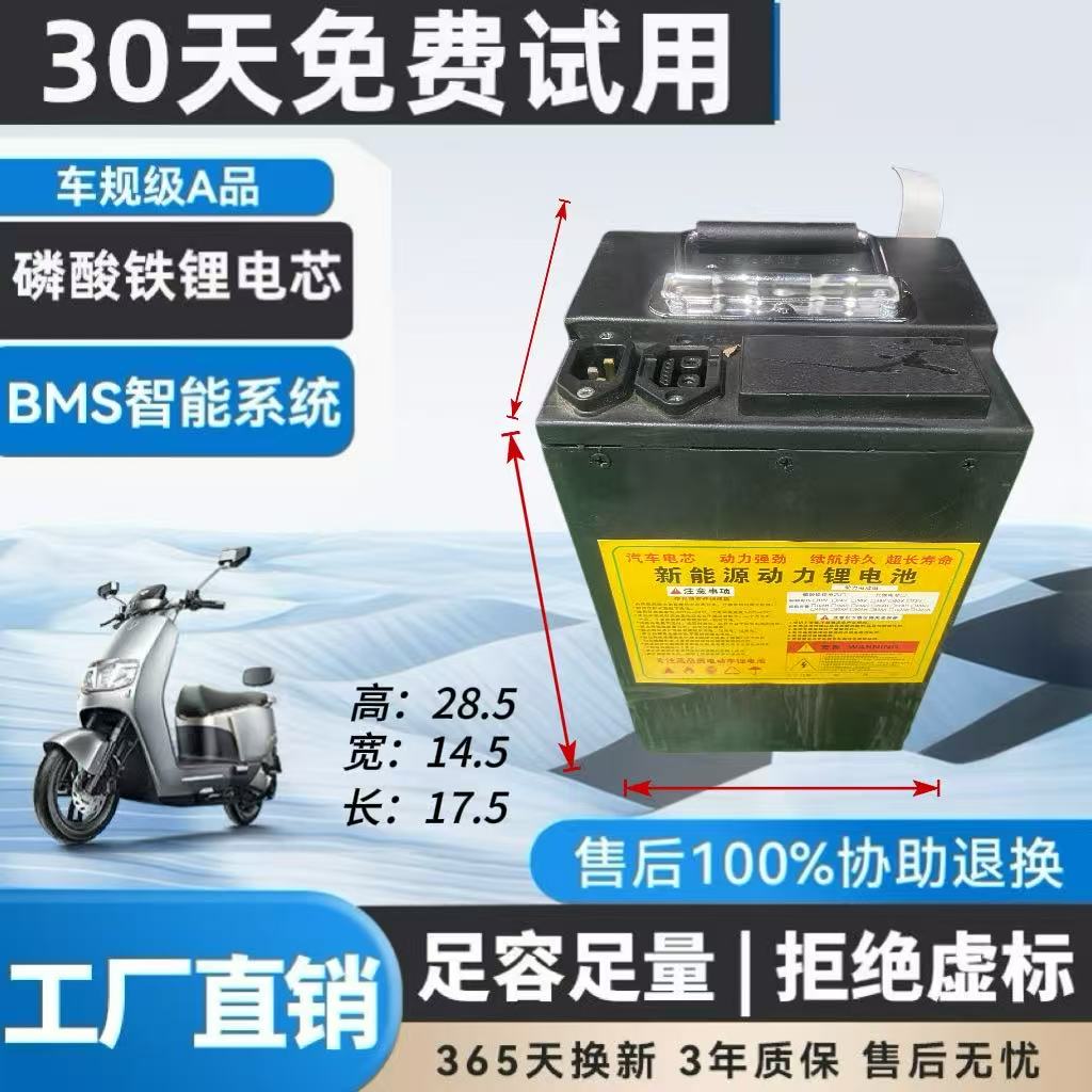 成品60V35A孚电兽磷酸铁锂电池电动车电动三轮车电瓶