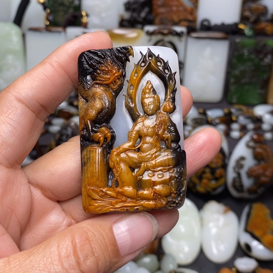 和田玉颈饰未镶嵌全*