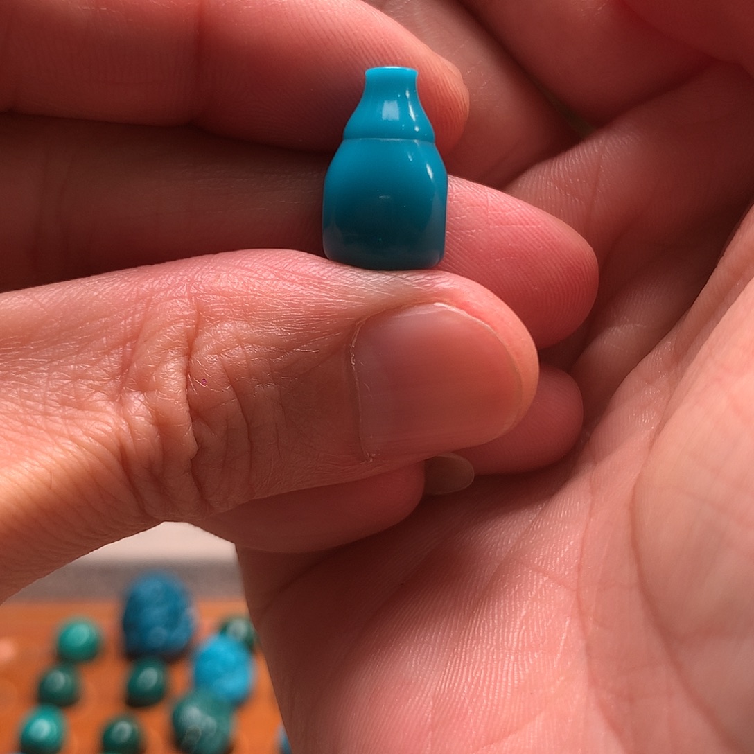 ****琉璃颈饰暴力蓝10mm三通