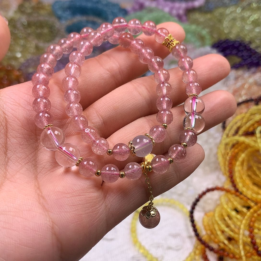 水晶手链未镶嵌天然