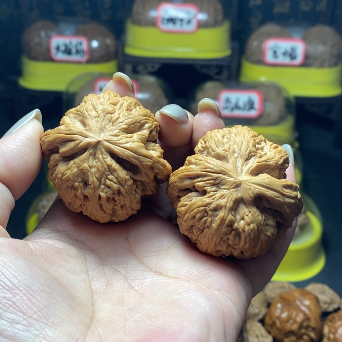 文玩核桃把件4号大粗筋45尺