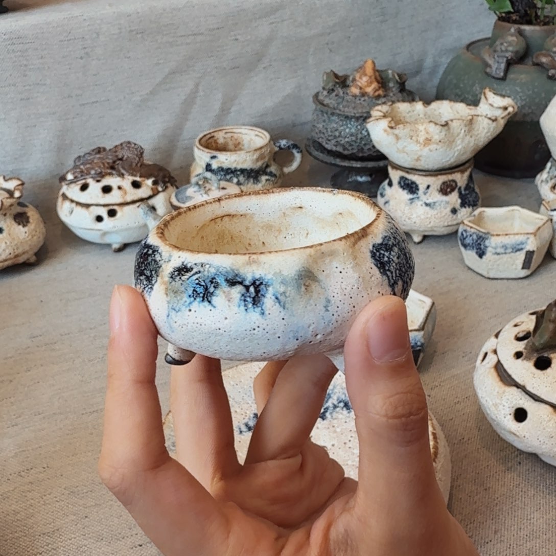 粉引一个客杯一个一个