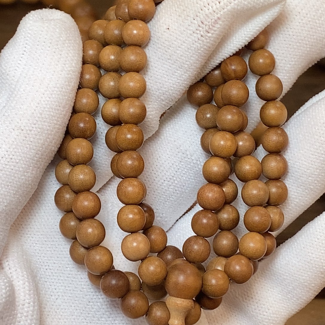 檀香木正区印度迈索尔老山檀香6mm黑肉顺纹