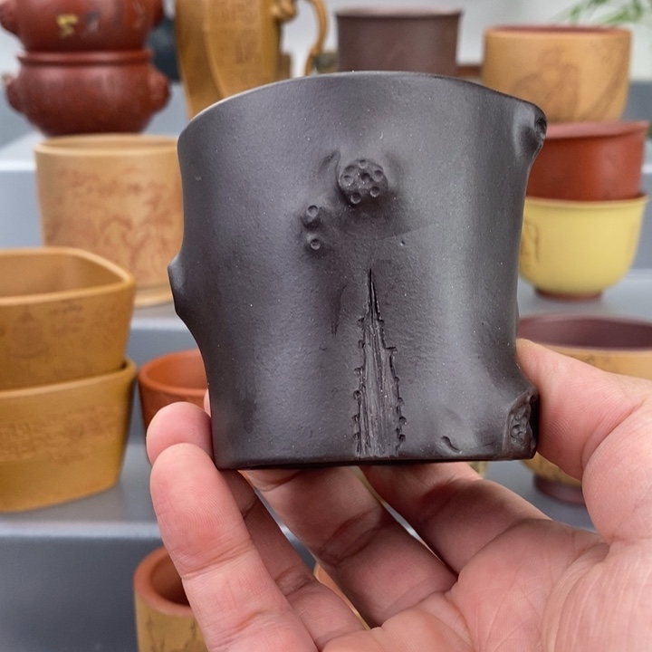 紫砂茶杯宜兴紫砂主人杯