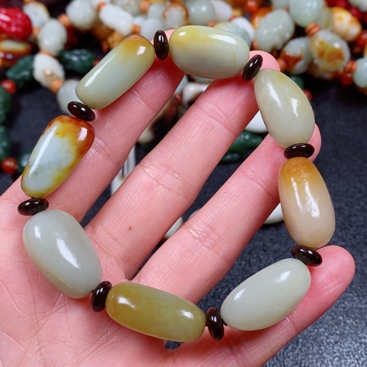 和田玉手链未镶嵌