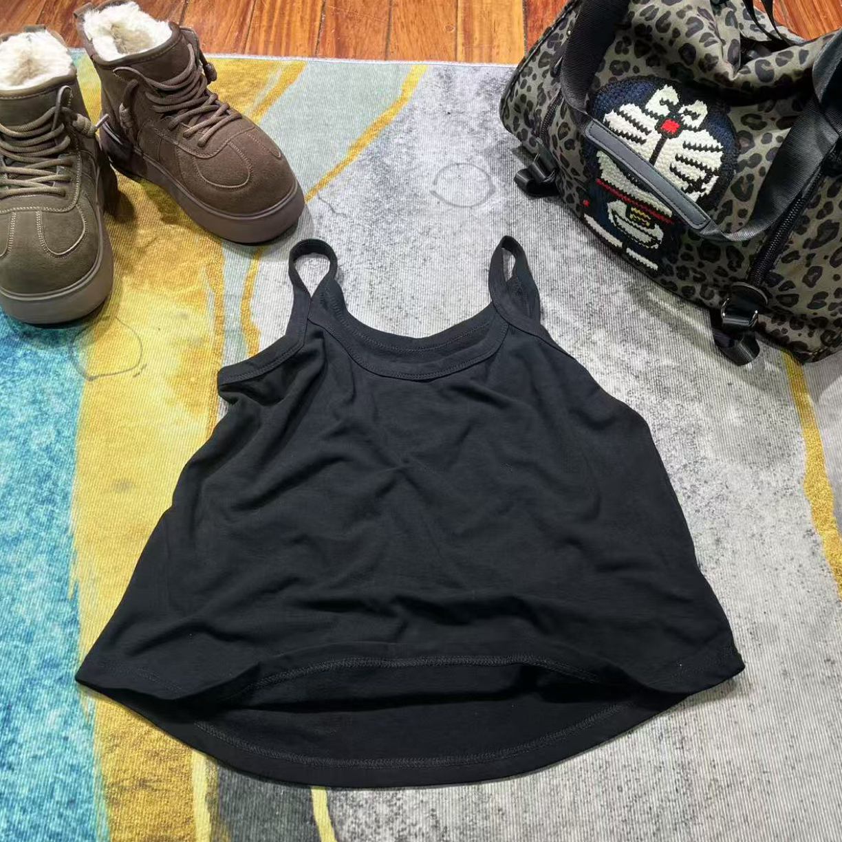 潮牌原创欧货定制款背心8300